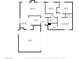 Detailed floor plan showcasing the layout of the home, including living room, bedrooms, and garage at 4272 Sheppard Dr, Las Vegas, NV 89121