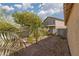 Picture of the backyard featuring desert landscaping and a block wall at 5049 Running Rapids Ave, Las Vegas, NV 89130