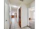 Tiled hallway leading to kitchen and bedroom, showing the layout of the home at 5121 Gains Mill St, Las Vegas, NV 89122