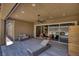 Inviting covered patio with comfortable seating and stylish decor at 6315 Carol Butte Ct, Las Vegas, NV 89141