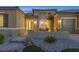 Charming front entrance features a small courtyard and landscaped walkway at 6315 Carol Butte Ct, Las Vegas, NV 89141