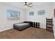 Bedroom with carpet, ceiling fan, and natural light at 741 Wildwood Beach Ave, Henderson, NV 89052