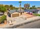 Single-story house featuring low-maintenance desert landscaping and gated front yard at 809 Greenbrook St, Las Vegas, NV 89110