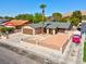 Charming single-story house with low-maintenance desert landscaping and gated front yard at 809 Greenbrook St, Las Vegas, NV 89110