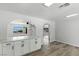 Open floor plan view from the kitchen, showing the bright living space at 809 Greenbrook St, Las Vegas, NV 89110