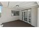 Covered patio with concrete floor and rear yard access at 809 Greenbrook St, Las Vegas, NV 89110