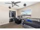 Bedroom with a cozy closet space and a bright window at 824 Antigua St, Las Vegas, NV 89145