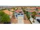 Charming two-story home with desert landscaping, a two-car garage, and a tile roof at 8484 Montana Stream Ave, Las Vegas, NV 89113