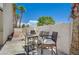 Backyard seating area featuring patio furniture and a view of the surrounding landscaping for comfortable outdoor gatherings at 8953 Paige Rene Ct, Las Vegas, NV 89117