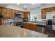 Well-equipped kitchen featuring modern appliances, countertops, and ample cabinet space at 9357 Golden Timber Ln, Las Vegas, NV 89117