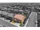 Aerial view of home showcasing the roof, landscaping, and surrounding neighborhood at , Las Vegas, NV 89149