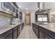 Kitchen featuring an oversized center island, stainless steel appliances, and bright lighting at , Las Vegas, NV 89149