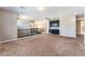 Large carpeted upstairs loft with a built-in bar and beverage cooler at , Las Vegas, NV 89149