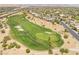Scenic golf course featuring lush green fairways, manicured greens, mature trees, and desert landscaping at 10331 Rio De Thule Ln, Las Vegas, NV 89135