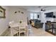 Bright living and dining space featuring tile floors, open layout and casual furniture at 1200 Mission View Ct, Henderson, NV 89002