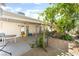 Inviting covered patio area, perfect for outdoor entertaining and relaxation with a table and chairs at 1723 Candice St, Las Vegas, NV 89156