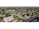 Community aerial view showcasing the streets and well-maintained homes at 2112 Los Altos St, Las Vegas, NV 89102