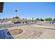Expansive front yard showcasing potential for landscaping with distant views of the Stratosphere Tower at 2313 Van Patten Pl, Las Vegas, NV 89104