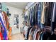 Walk-in closet providing ample storage space and organization solutions for clothes at 2426 La Pluma St, Henderson, NV 89014