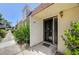 Charming home featuring a secure front door and well-maintained landscaping at 2732 Heritage Ct, Las Vegas, NV 89121