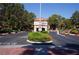 Community entrance gate with guard house and lush landscaping at 2851 S Valley View Blvd # 1134, Las Vegas, NV 89102