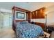 Bedroom/office combo features a built in wall bed with integrated cabinets and a desk area at 3111 Bel Air Dr # 201, Las Vegas, NV 89109