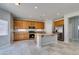 Well-equipped kitchen with stainless steel appliances, island, and ample counter space at 3941 Copper Stone Ct, North Las Vegas, NV 89032