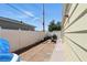 This outdoor space presents an opportunity for a garden or personalized touch and backyard activities at 517 5Th St, Boulder City, NV 89005