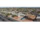 Expansive aerial view showing the property's location and neighborhood in a vibrant community with city views at 6317 Alta Dr, Las Vegas, NV 89107