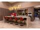 Gourmet kitchen with a large island, sleek cabinetry, and modern appliances, perfect for entertaining at 720 Dragon Peak Dr, Henderson, NV 89012