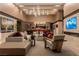 Expansive living room boasting high ceilings, modern decor, and an inviting, open layout at 720 Dragon Peak Dr, Henderson, NV 89012