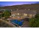 Luxury home featuring a pool, spa, and stunning mountain views at 73 Kittansett Loop, Henderson, NV 89052