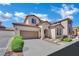 Charming single-Gathering home featuring a well-manicured lawn and a two-car garage at 9131 Grand Sunburst Ct, Las Vegas, NV 89149