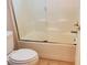 Bathroom featuring an all-white shower and toilet at 9321 Lady Finger Ct, Las Vegas, NV 89149