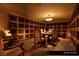 Climate controlled wine room featuring ample storage and a dining table for tastings at 1 Hughes Center Dr # 903, Las Vegas, NV 89169