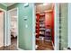 Walk-in pantry provides ample storage with organized shelving, complementing the nearby bedroom at 10725 Wrigley Field Ave, Las Vegas, NV 89166