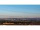 Scenic view of the city skyline and surrounding mountains against a clear sky at 10725 Wrigley Field Ave, Las Vegas, NV 89166