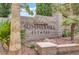 Stone Summerhill Estates sign surrounded by lush landscaping at 2010 Catalina Marie Ave, Henderson, NV 89074