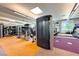 Well-equipped fitness center with modern weight machines, treadmills and carpet flooring at 2154 Idaho Falls Dr, Henderson, NV 89044