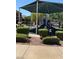 Community playground with modern equipment, shade structure, and secure rubber flooring at 252 Quail Ranch Dr, Henderson, NV 89015