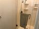 Modern shower with glass door and towel bar, providing a clean and functional space at 308 Sunbeam Dr, Las Vegas, NV 89107