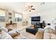 Inviting living room with large windows, neutral walls, and comfortable seating at 357 S Milan St, Henderson, NV 89015