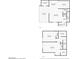 Complete townhouse floor plan outlining room dimensions, layout, and spatial relationships at 3668 Villa Knolls East Dr, Las Vegas, NV 89120