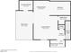 First floor plan revealing an open layout connecting the living room, dining room and kitchen at 3668 Villa Knolls East Dr, Las Vegas, NV 89120