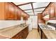 Practical kitchen with ample cabinet space, granite countertops, and modern appliances at 3668 Villa Knolls East Dr, Las Vegas, NV 89120