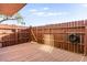 Enclosed patio with privacy fence, great for outdoor enjoyment at 3668 Villa Knolls East Dr, Las Vegas, NV 89120