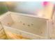 Luxurious, built-in jacuzzi tub with marble surround, creating a spa-like experience in the bathroom at 4381 W Flamingo Rd # 8304, Las Vegas, NV 89103