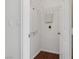Interior closet with wood floors and wire shelving at 575 Aspen Leaf St, Las Vegas, NV 89144