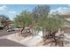 Two-story house showcasing xeriscaping, driveway and front-facing garage at 575 Aspen Leaf St, Las Vegas, NV 89144