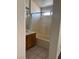 Bathroom featuring tile flooring, vanity, and bathtub-shower combo at 59 Belle Maison Ave, Las Vegas, NV 89123